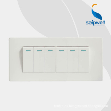 SAIP/SAIPWELL UK CE certificado Certificado Smart Home 45A Switches de pared